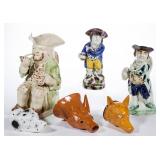 Selection of rare English ceramic forms, property deaccessioned by the Colonial Williamsburg Foundat