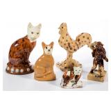 Selection of over 100 English ceramic figures, money boxes, and whistles, property deaccessioned by 