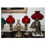Many rare metal lamps including students