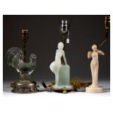 Rare Aladdin electric table lamps