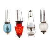 Rare Junior-size hanging lamps