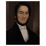 Prior-Hamblin School oil on board portrait of a man, ex-Garbisch Collection