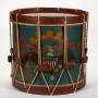 Fine labeled Ernest Vogt (Philadelphia) Civil War Regulation Infantry Regiment drum, 1864 contract
