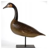 Very fine Vorhees Rig Canada Goose standing decoy with cast head and excellent original surface