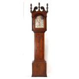 Bartholomew Barwell (New York City) carved walnut blinking eye tall-case clock, Swinehart Collection