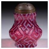 Sugar shakers including a previously unrecorded Northwood Swastika example