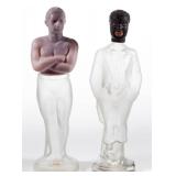 Rare Dalzell, Gillmore, & Leighton figural bottles