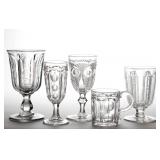 Rare flint EAPG drinking vessels