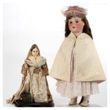Large selection of antique dolls and other toys