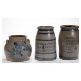 Selection of American folk pottery