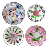 Selection of paperweights