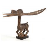 African Bambara head dress, from the estate of Maury Hanson, Lexington, VA