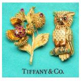 Large selection of vintage Tiffany jewelry, including examples by designers Jean Schlumberger and Pa