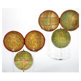 Rare pocket globes from the Gaunt estate