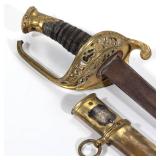 Presentation sword detail