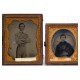 Rare ambrotypes of Capt. Madison Deyerle, killed at the Battle of Williamsburg in 1862, descended di