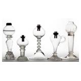 Thomas Cains and other rare whale oil lamps