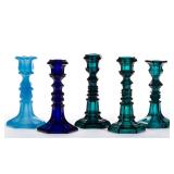 Many colored candlesticks