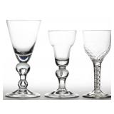 Goblets from a good selection of 18th century English and other stemware