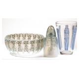 From a selection of Lalique glass