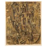 Pablo Picasso (Spanish, 1881-1973) signed print, "La Bouteille de Rhum"