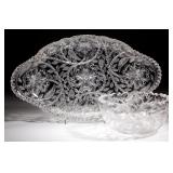 Fine intaglio cut glass