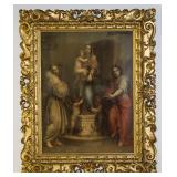 19th century Old Master-style painting by Adele Bassi (French-American)