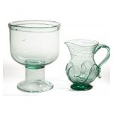 Rare free-blown, both with imperfections