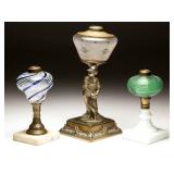  Sample of rare early kerosene lighting