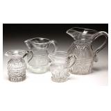 Rare BTM pitchers, from a large selection of blown-molded wares