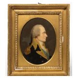 Important William J. Weaver (British/American, c.1759-1817) oil on poplar panel (9 1/4" x 7 3/8")...