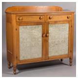 East Tennessee walnut punched-tin-paneled food/pie safe, from a good selection of Southern furniture