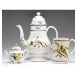 Sample of peafowl-decorated articles from the important collection of George and Mickey Deike