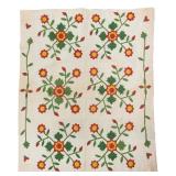 Mid-19th-century Shenandoah Co., Shenandoah Valley of Virginia, floral...