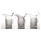 Rare Bellflower milk pitchers