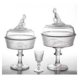 Selection of Westward Ho including the rare largest size compote and champagne