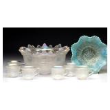 Sample of carnival glass