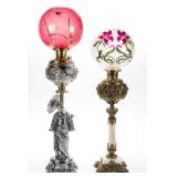 From a fine selection of banquet and parlor lamps