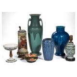 American and European art pottery