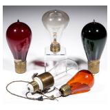 Large collection of late 19th/first quarter 20th c. electric light bulbs from the Strong Museum...