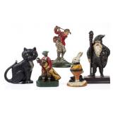 From a good selection of cast-iron doorstops