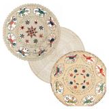 Group of important Shenandoah Valley of Virginia folk art cut-work valentines, made by Sarah...