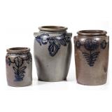 Alexandria, VA stoneware, including examples by H. C. Smith and B. C. Milburn, as well as a rare...