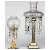 Selection of 19th-century elegant lighting, including Argand, Sinumbra, and Solar examples