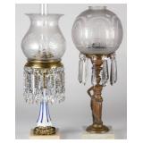 Selection of 19th-century elegant lighting, including Argand, Sinumbra, and Solar examples