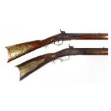 From a selection of early American longrifles.
