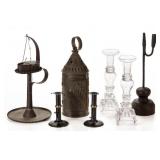 Broad selection of early and primitive lighting