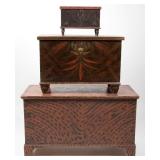 From a large selection of paint-decorated furniture and country accessories.