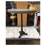 Cast iron table