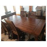 Dining table & 6 chairs